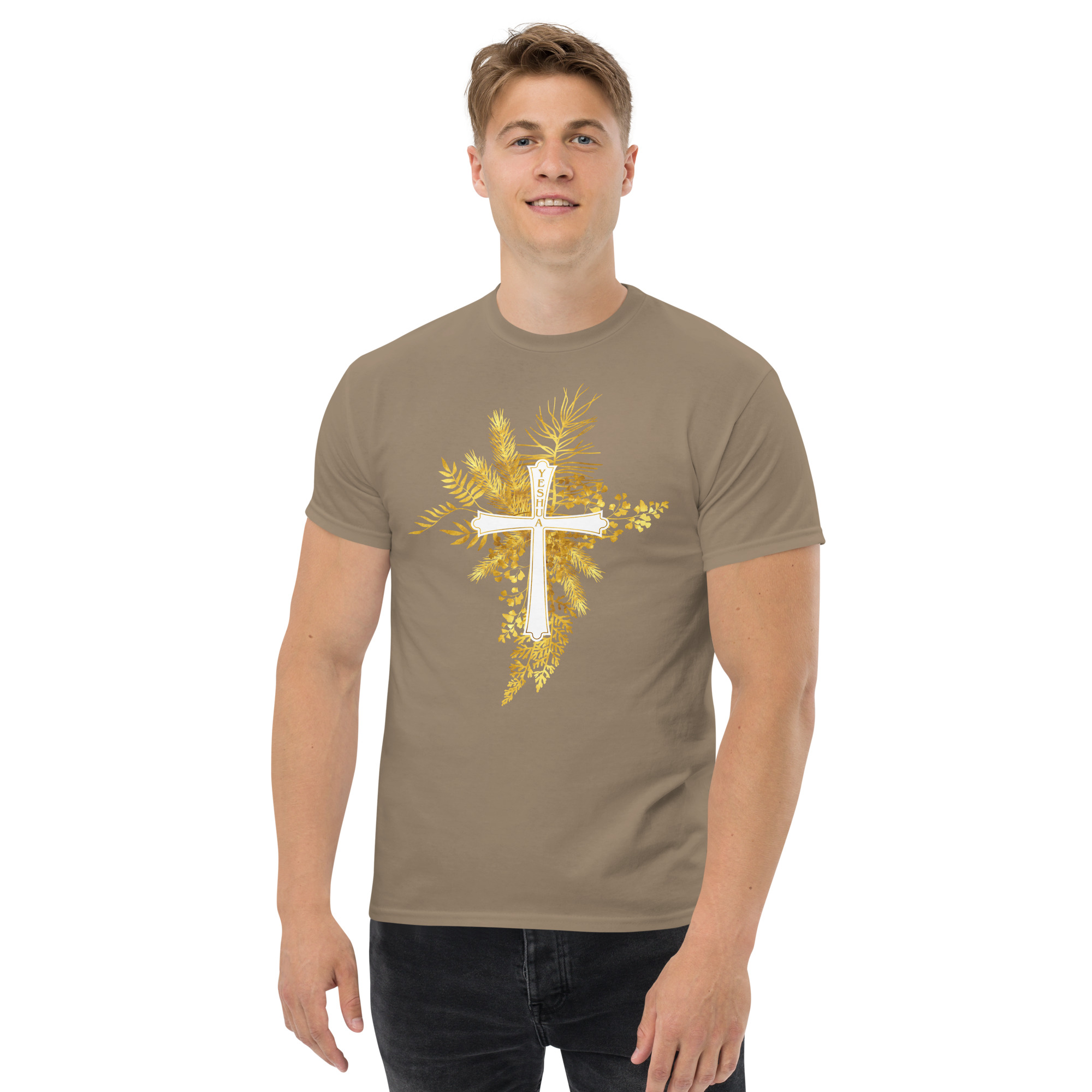 Yeshua – Golden Cross Edition | T-Shirt für alle – Bild 19