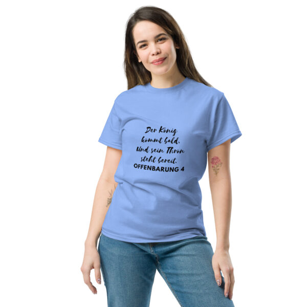 Ein Thron im Himmel – und Einer saß auf dem Thron | T-Shirt für alle | beidseitig bedruckt – Bild 26