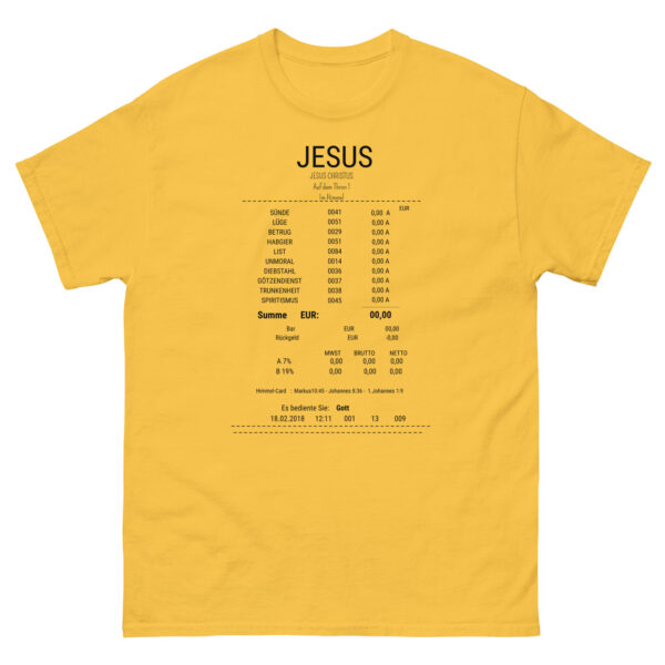 Jesus Paid It All – Alles ist bezahlt | T-Shirt für alle – Bild 10
