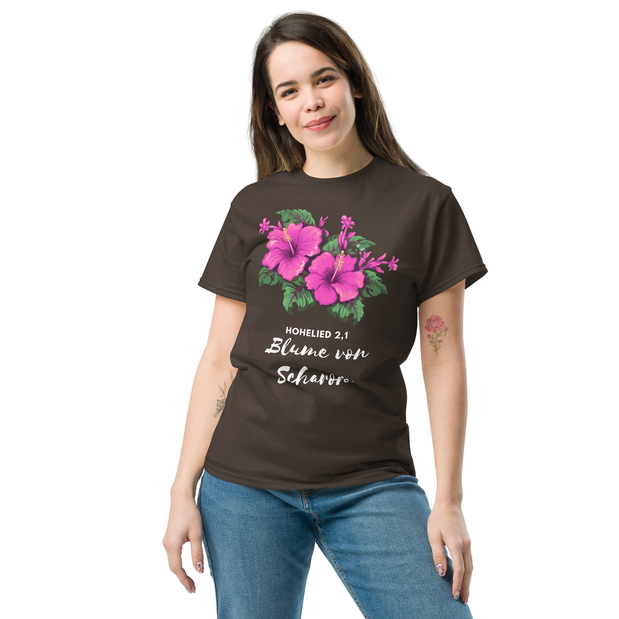 Hohelied 2,1 - Blume von Scharon | T-Shirt für alle – Bild 6