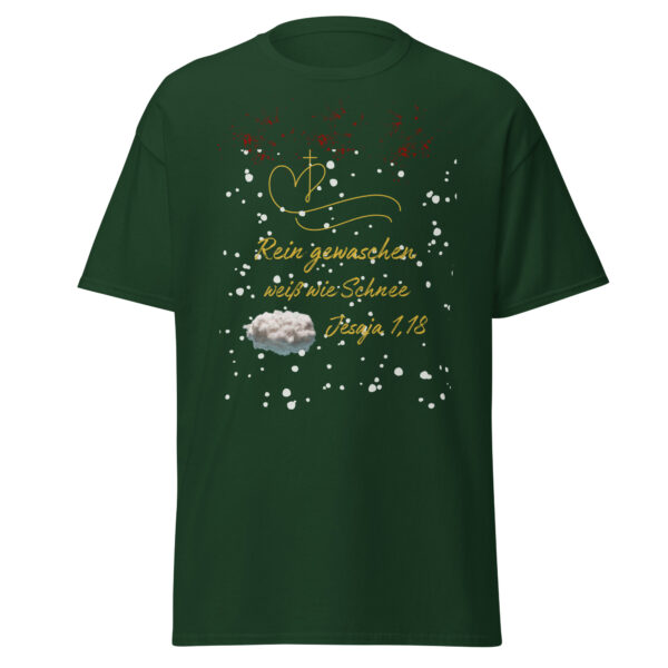 Rein gewaschen - Jesaja 1,18 | T-Shirt für alle – Bild 3
