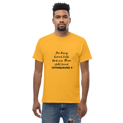 Ein Thron im Himmel – und Einer saß auf dem Thron | T-Shirt für alle | beidseitig bedruckt