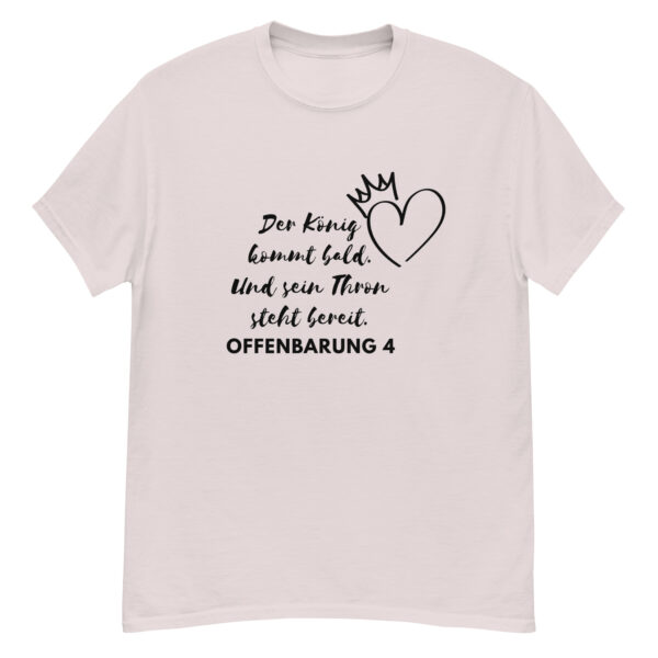 Der König kommt bald mit Motiv | T-Shirt für alle – Bild 27