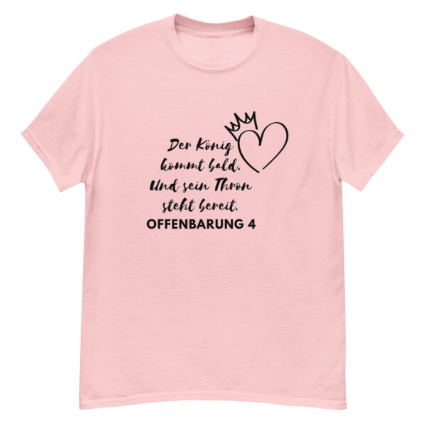 Der König kommt bald mit Motiv | T-Shirt für alle – Bild 26