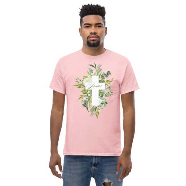 Kreuz der Herrlichkeit – Leaf Edition | T-Shirt für alle – Bild 7