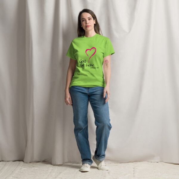 Gott ist Liebe Motiv 1 - T-Shirt für alle – Bild 6