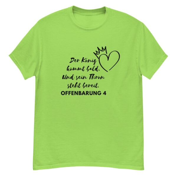 Der König kommt bald mit Motiv | T-Shirt für alle – Bild 25