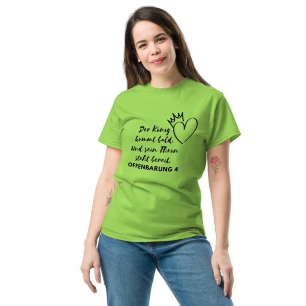 Der König kommt bald mit Motiv | T-Shirt für alle