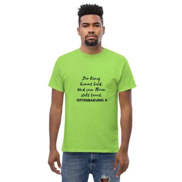 Ein Thron im Himmel – und Einer saß auf dem Thron | T-Shirt für alle | beidseitig bedruckt – Bild 5