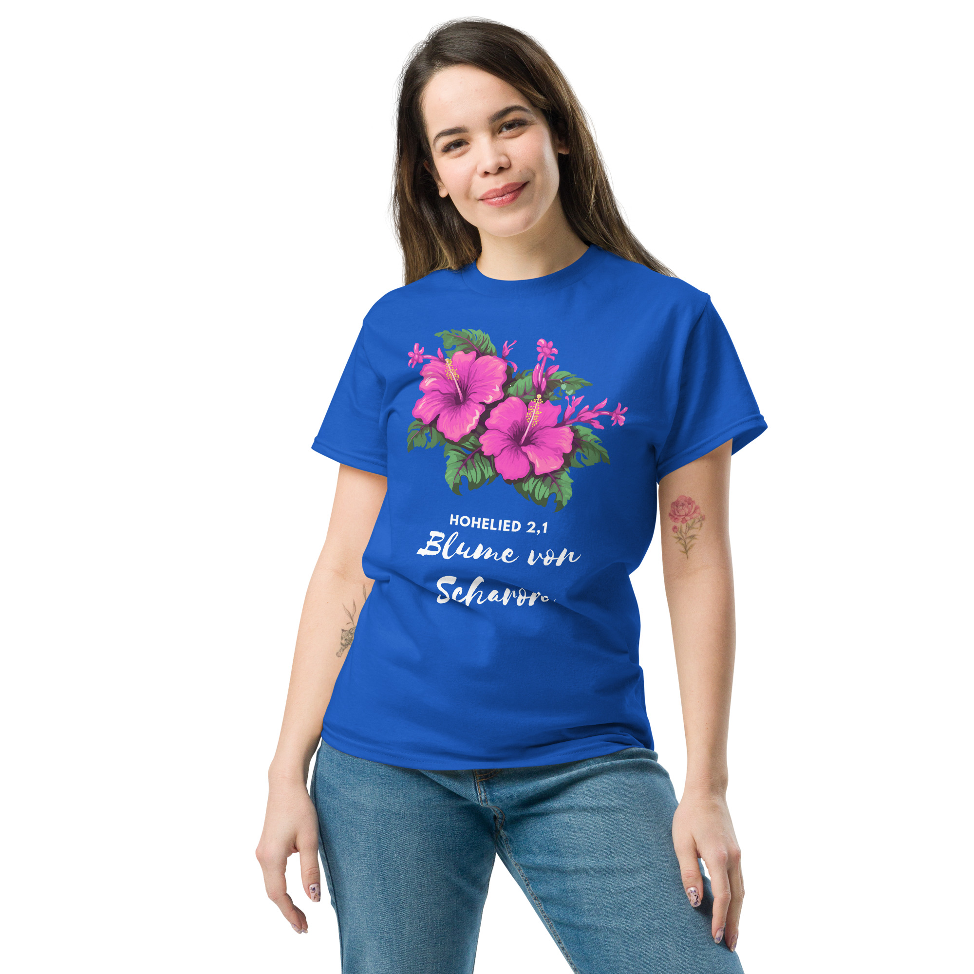 Hohelied 2,1 - Blume von Scharon | T-Shirt für alle – Bild 7