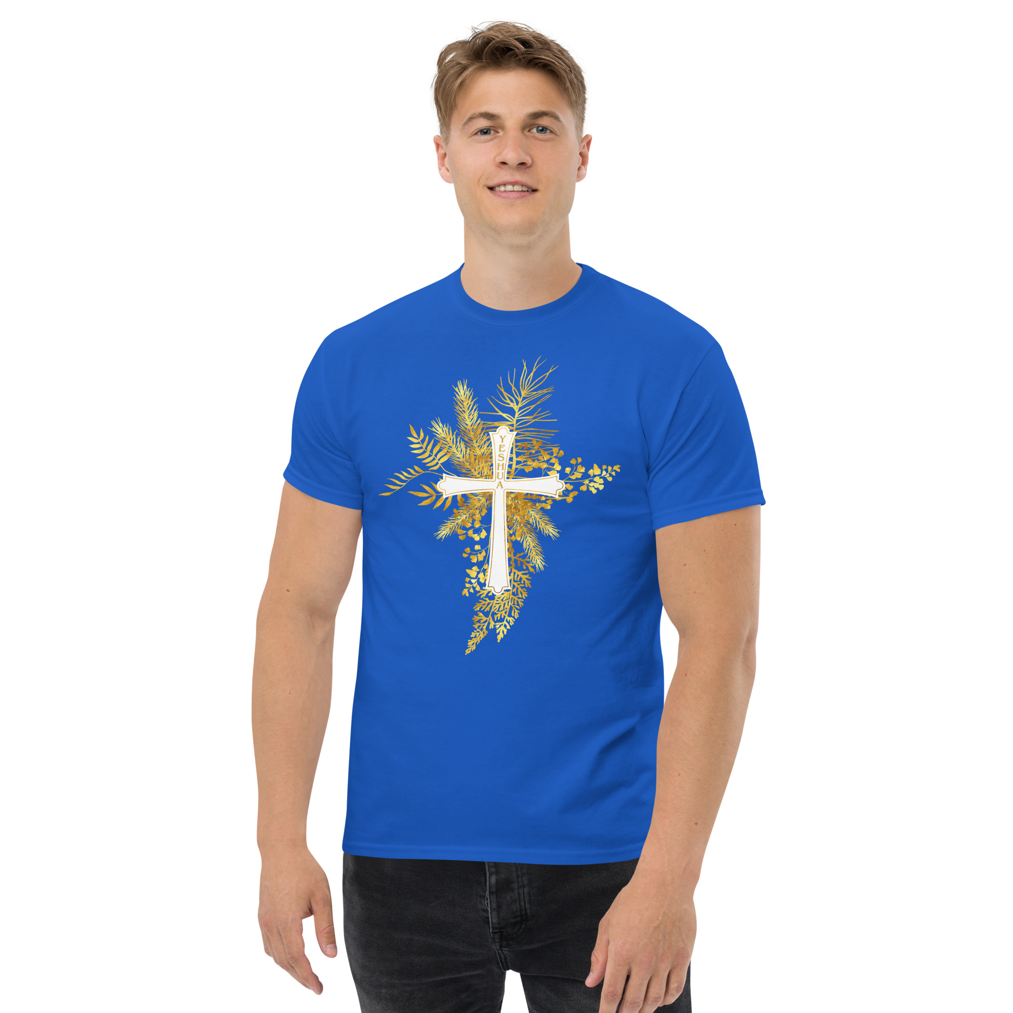 Yeshua – Golden Cross Edition | T-Shirt für alle – Bild 16