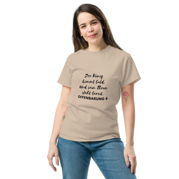 Ein Thron im Himmel – und Einer saß auf dem Thron | T-Shirt für alle | beidseitig bedruckt – Bild 28