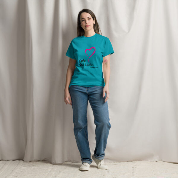 Gott ist Liebe Motiv 1 - T-Shirt für alle – Bild 2