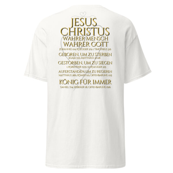 Jesus Christus – Wahrer Mensch, Wahrer Gott | T-Shirt für alle – Bild 3
