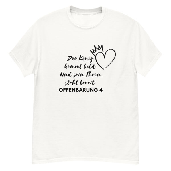 Der König kommt bald mit Motiv | T-Shirt für alle – Bild 30
