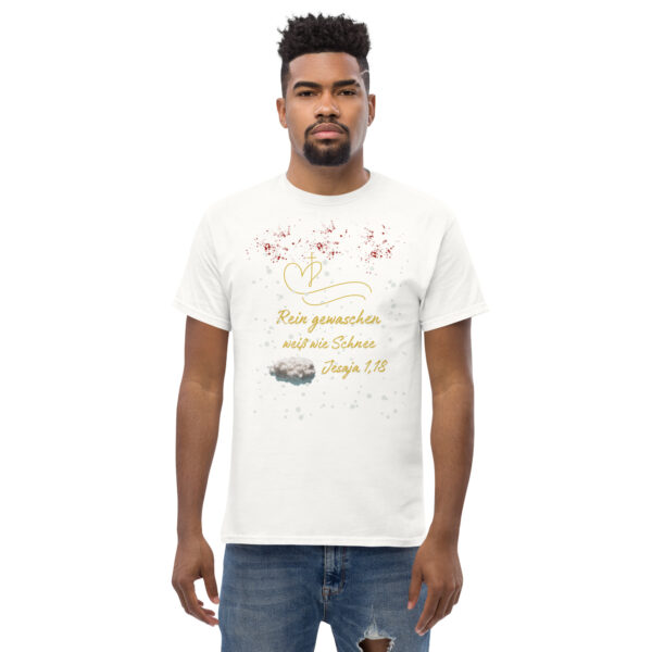 Rein gewaschen - Jesaja 1,18 | T-Shirt für alle – Bild 8
