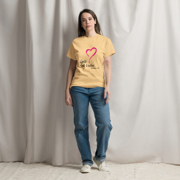 Gott ist Liebe Motiv 1 - T-Shirt für alle – Bild 9
