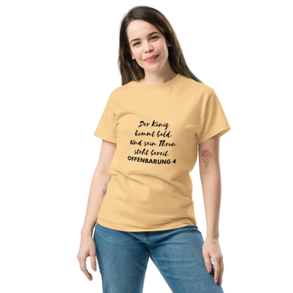 Ein Thron im Himmel – und Einer saß auf dem Thron | T-Shirt für alle | beidseitig bedruckt – Bild 31