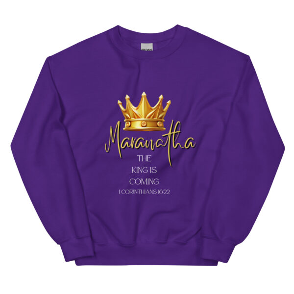 Maranatha The King is Coming – 1 Corinthians 16:22 | Pullover für alle – Bild 16
