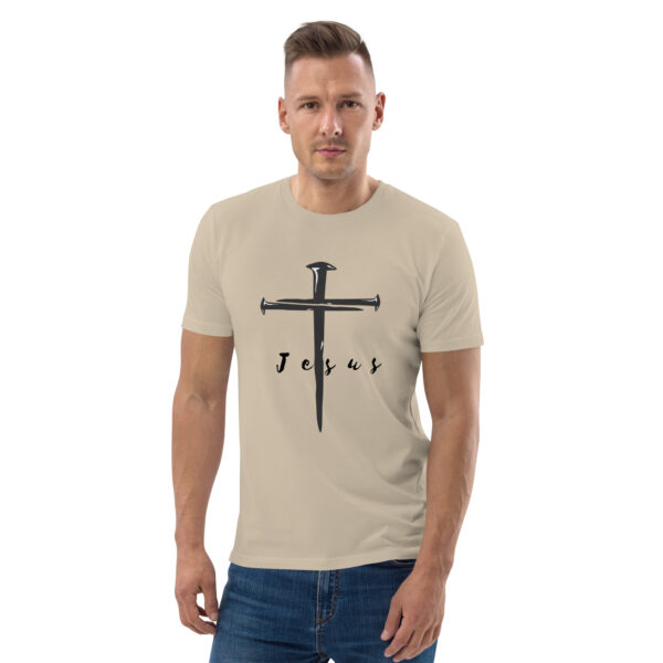 Jesus – Kreuz aus Nägeln | Bio-Baumwolle T-Shirt für alle – Bild 17