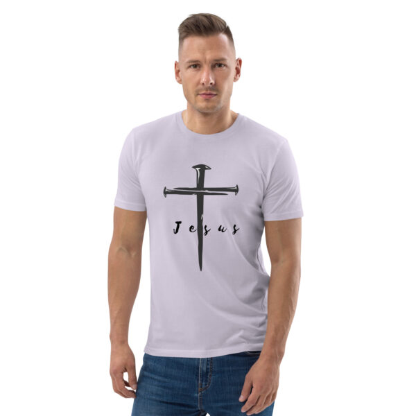 Jesus – Kreuz aus Nägeln | Bio-Baumwolle T-Shirt für alle – Bild 20