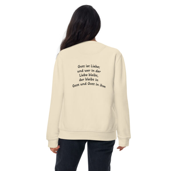 Gott ist Liebe Motiv 2 - Premium-Pullover für alle – Bild 14