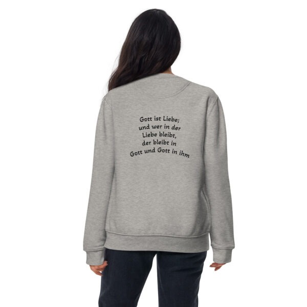 Gott ist Liebe Motiv 2 - Premium-Pullover für alle – Bild 15