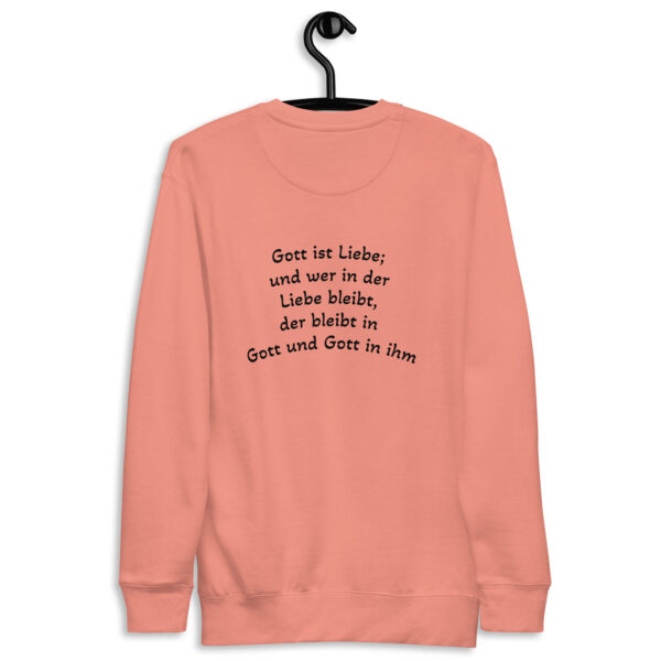 Gott ist Liebe Motiv 2 - Premium-Pullover für alle – Bild 21
