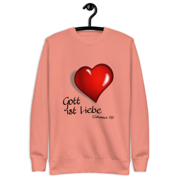Gott ist Liebe Motiv 2 - Premium-Pullover für alle – Bild 17