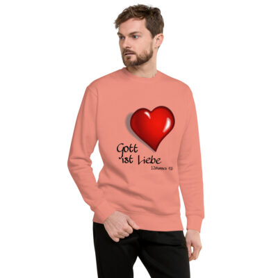 Gott ist Liebe Motiv 2 - Premium-Pullover für alle