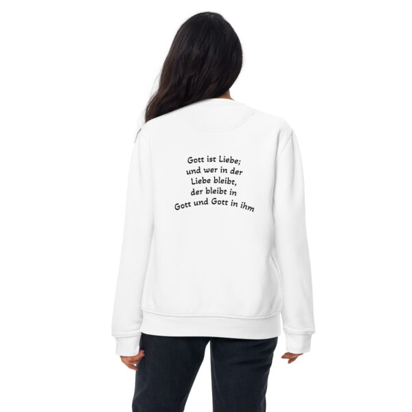 Gott ist Liebe Motiv 2 - Premium-Pullover für alle – Bild 13