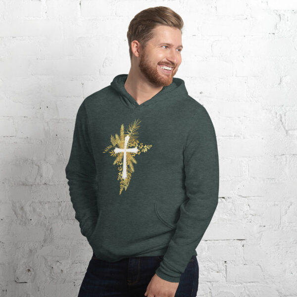 Yeshua – Golden Cross Edition | Kapuzenpullover für alle | beidseitig bedruckt – Bild 16