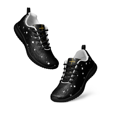 Walk by Faith - Damen Sneaker mit goldenem Kreuz