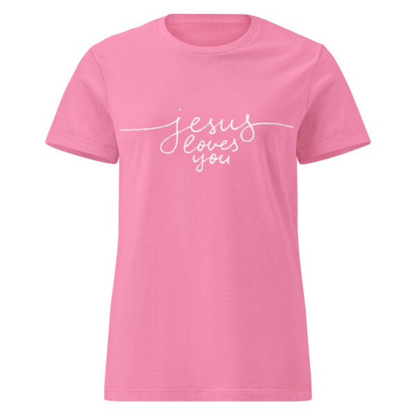 Jesus Loves You - T-Shirt für Damen – Bild 8