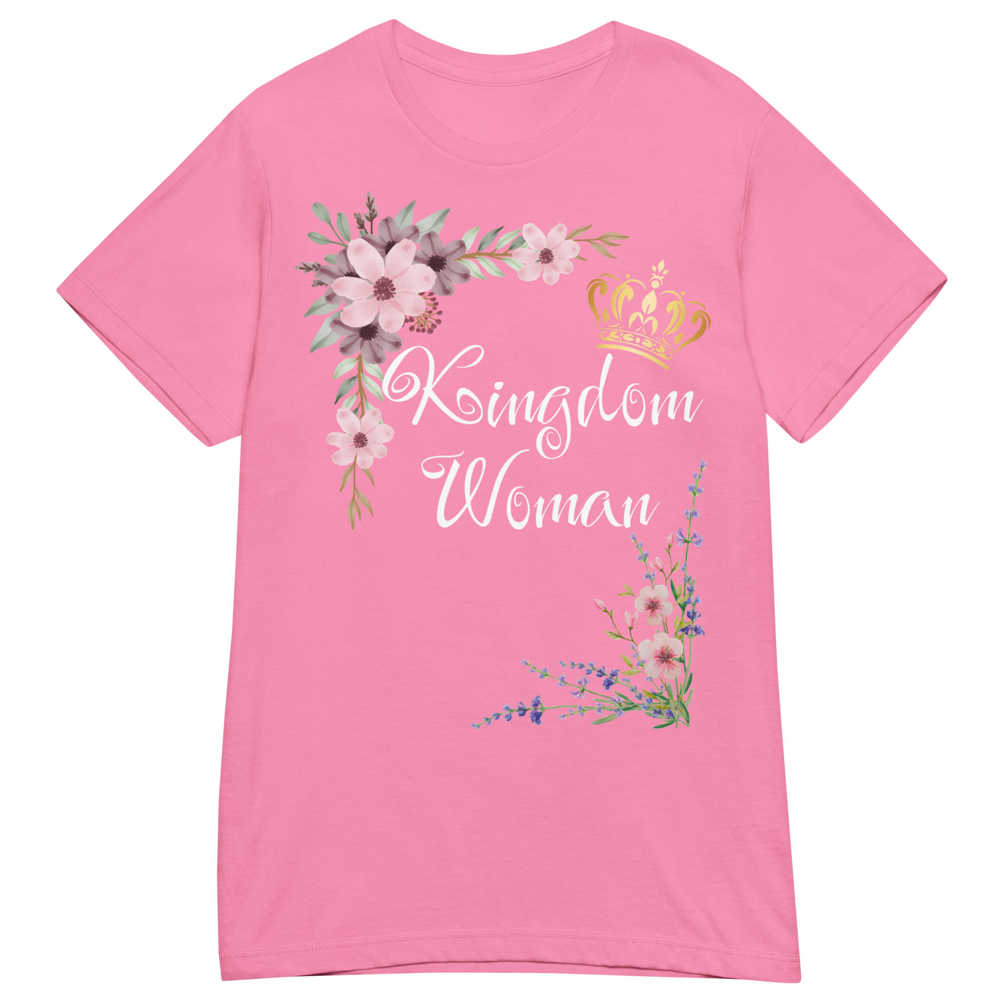 Kingdom Woman mit weißer Schrift | T-Shirt für Damen – Bild 9