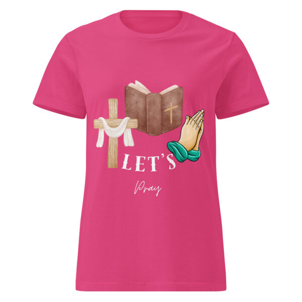 Let's Pray | T-Shirt für Damen – Bild 6