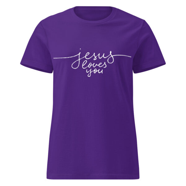 Jesus Loves You - T-Shirt für Damen – Bild 3
