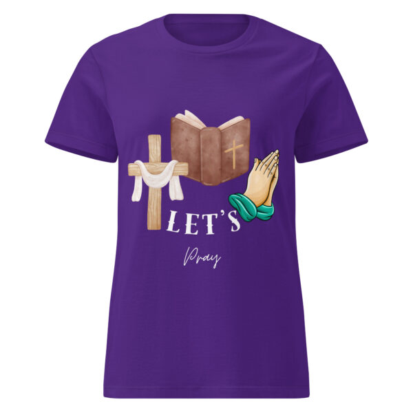 Let's Pray | T-Shirt für Damen – Bild 3
