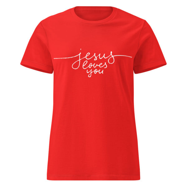 Jesus Loves You - T-Shirt für Damen – Bild 4
