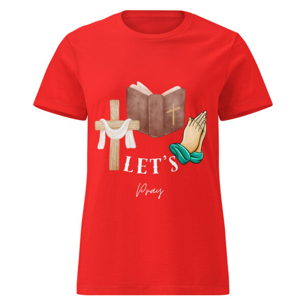 Let's Pray | T-Shirt für Damen – Bild 4
