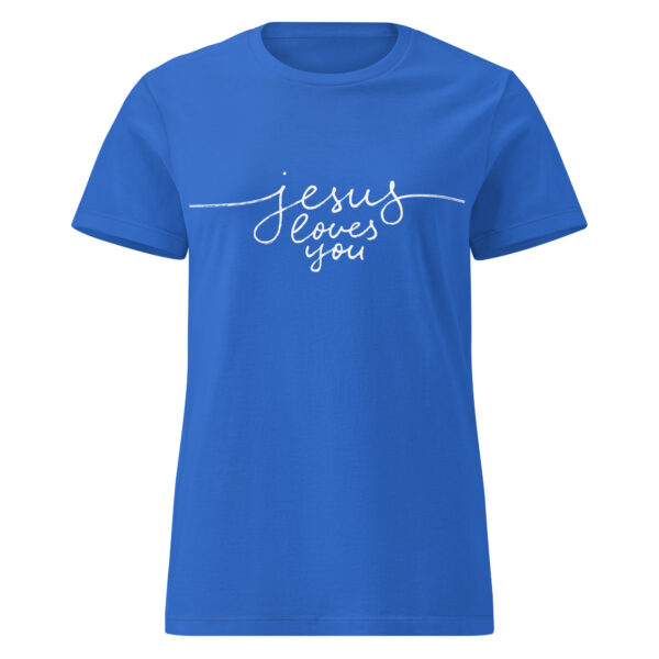 Jesus Loves You - T-Shirt für Damen – Bild 5