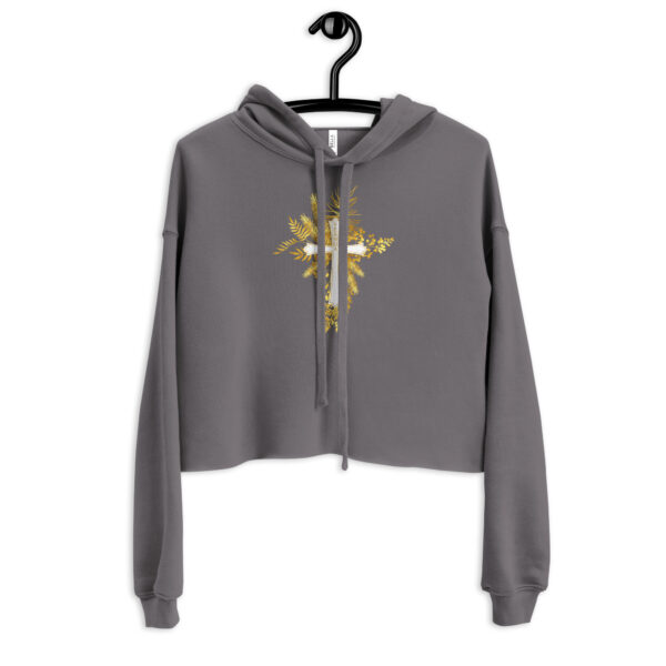Yeshua – Golden Cross Edition | Crop-Hoodie – Bild 11