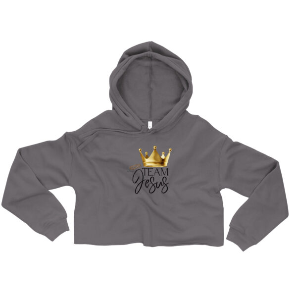 Team Jesus – Krone des Lebens | Crop-Hoodie – Bild 14