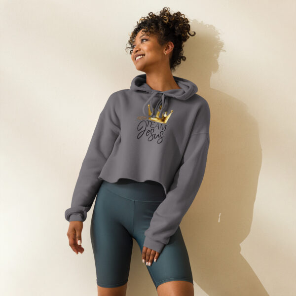 Team Jesus – Krone des Lebens | Crop-Hoodie – Bild 11
