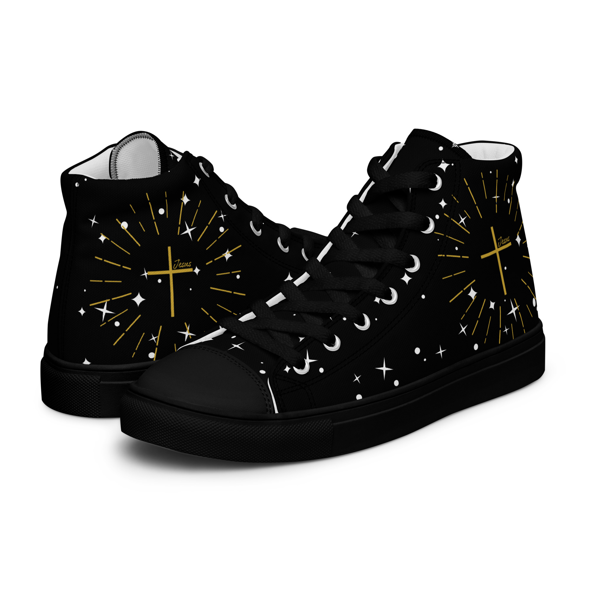 Faith High-Tops für Damen – goldenes Kreuz – Bild 14