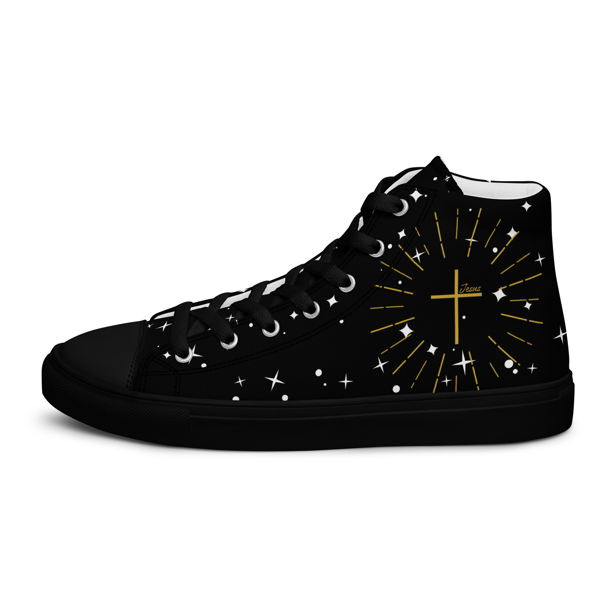 Faith High-Tops für Damen – goldenes Kreuz – Bild 12