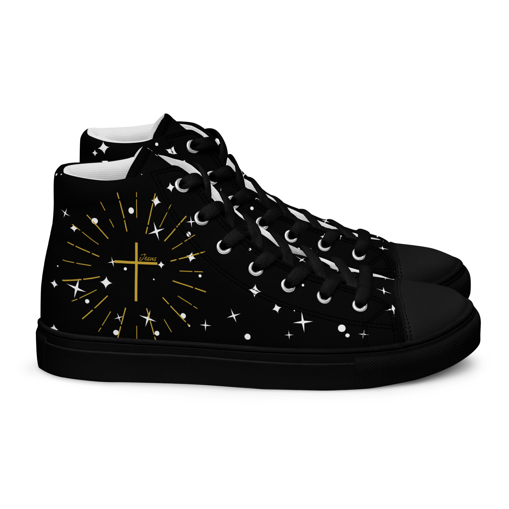Faith High-Tops für Damen – goldenes Kreuz – Bild 23