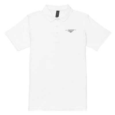 Jesus Loves You | Piqué-Poloshirt für Damen | Stickerei