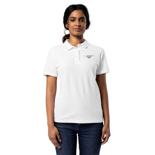 Jesus Loves You | Piqué-Poloshirt für Damen | Stickerei – Bild 5