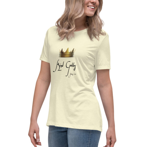 Kind Gottes Krone - Lockeres Damen-T-Shirt – Bild 10
